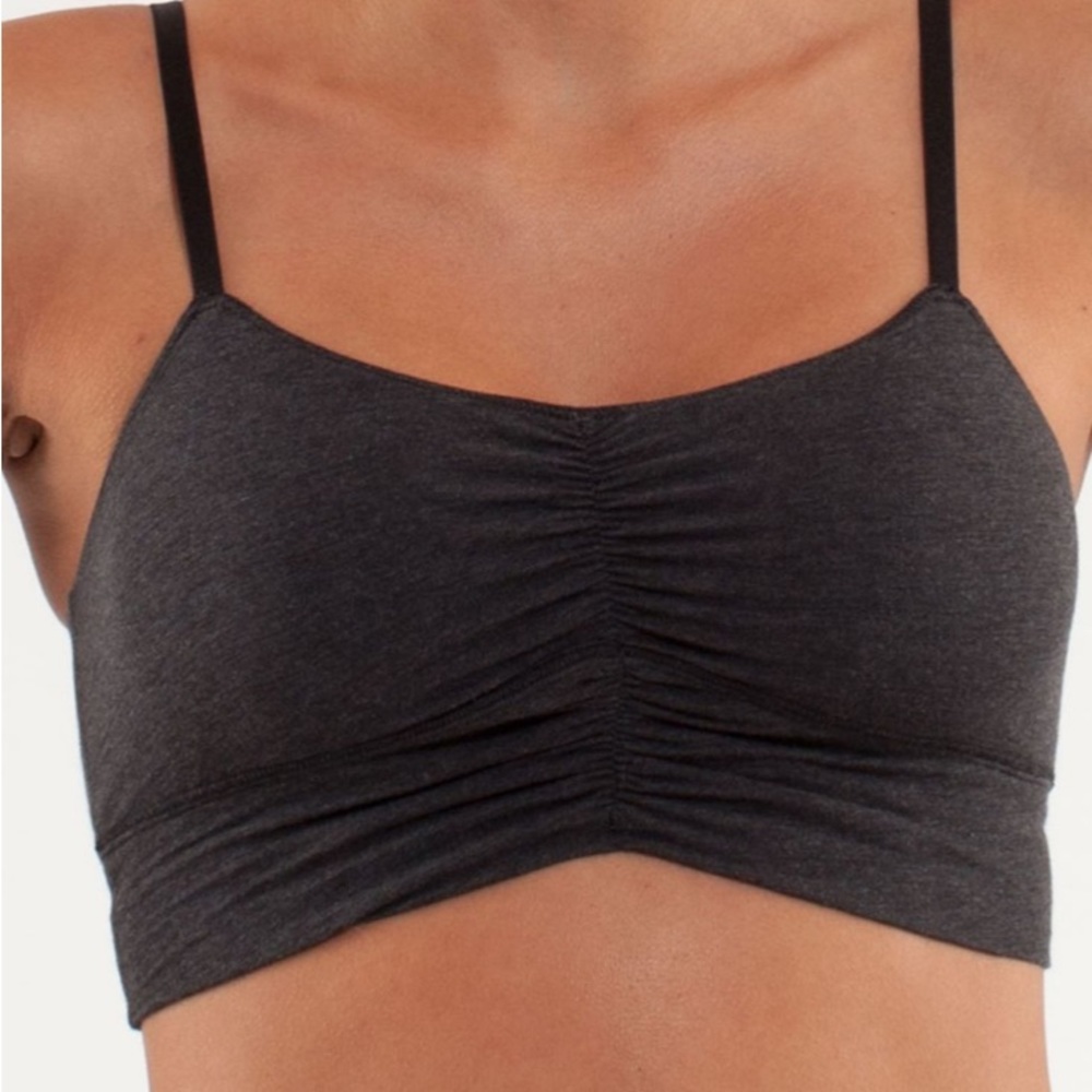 Lululemon Open Mind Bra Heathered Charcoal